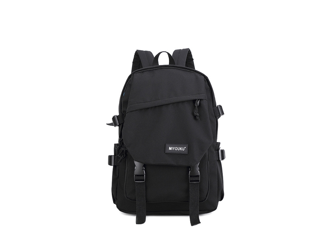 Mochila Escolar, Unissex, Infantil Para Lazer, Cor Preta