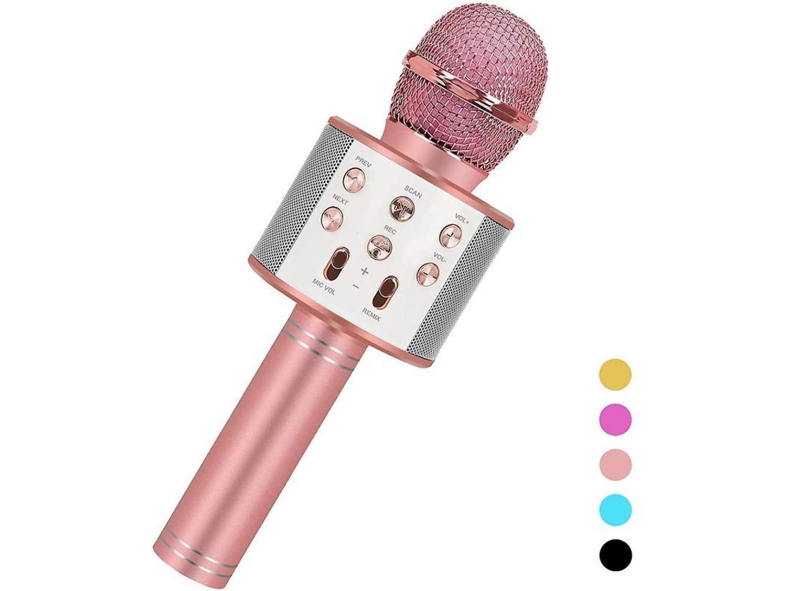 2026 presente de Aniversário para 6 15 Anos, Microfone Karaokê Sem Fio Bluetooth Emh