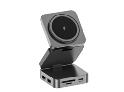 Docking Station EOOCOO com carregamento sem fio de 15W e base de conexão 10 em 1