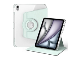 Capa de acrílico transparente destacável com rotação de 360 graus para tablet da Webake