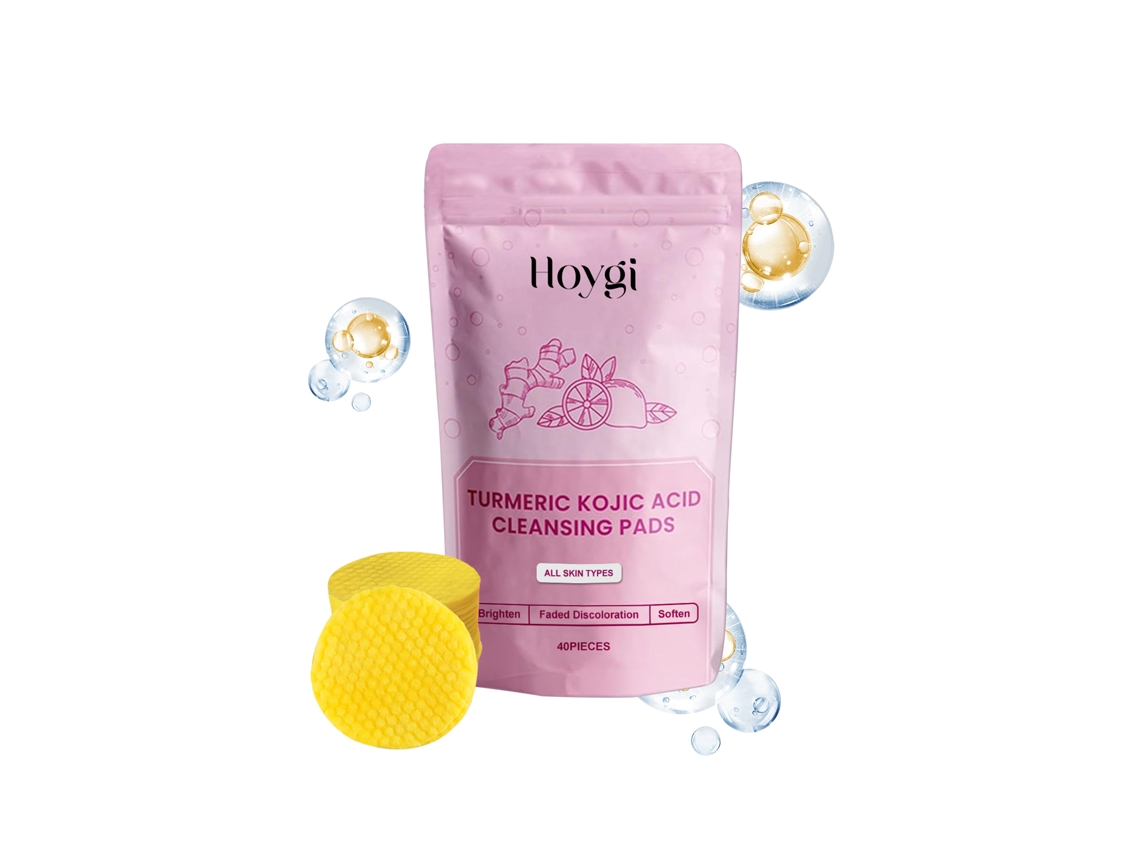 Algodão Limpeza Facial Cúrcuma Kójico