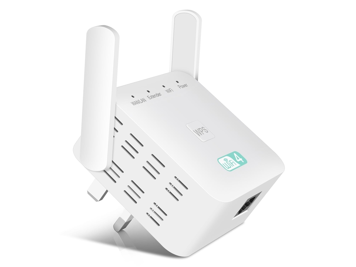 Extensor de Wi-Fi Amplificador de 300 Mbps Extensor de Alcance de Wi-Fi Amplificador de Internet de 2,4 GHz Cobertura de 3650 pés quadrados Fácil Configuração P Lalalamoli