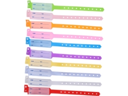 Kallory 100 - Pulseiras de Identificação Médica para Pacientes, Pulseiras de Plástico PVC para Eventos, Pacientes e