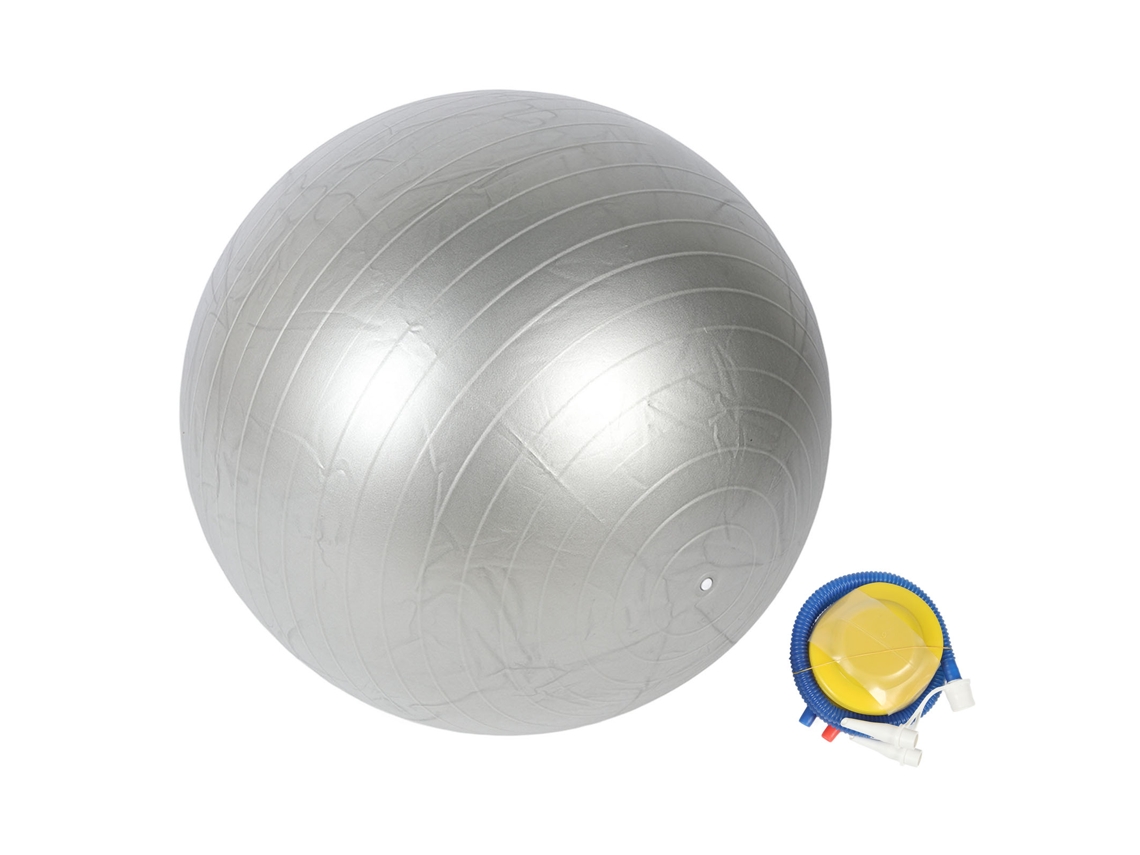 Pelota de Exercício PVC 75cm 330.7lb Resistente ao Deslizamento com Bomba Rápida | S/MARCA