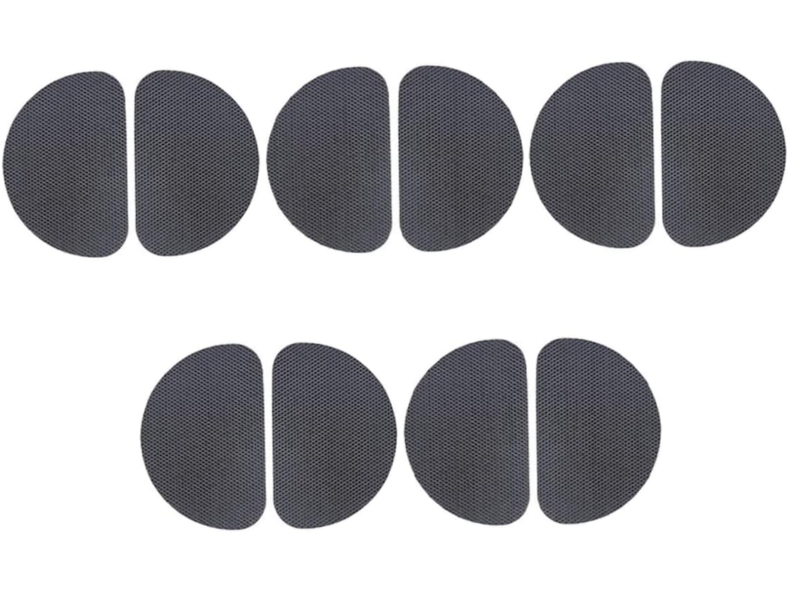 5 Pares De Adesivos Antiderrapantes Para Calcanhar, Almofadas De Borracha Silenciadoras Para Sapatos, Protetores