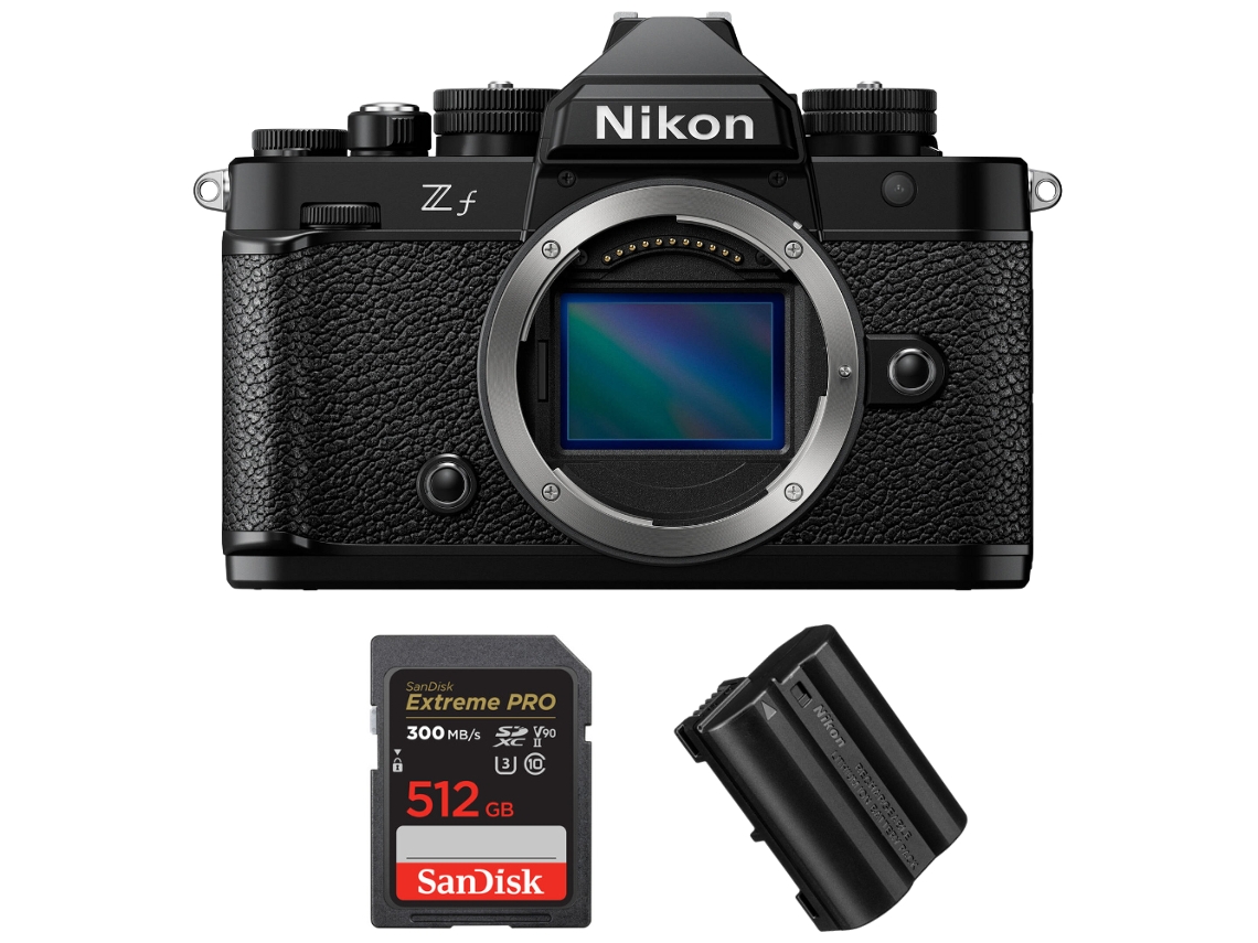Zf + 1 Sandisk 512gb Uhs ii 300mb/s + 1 Nikon En el15c + Ebook “20 Dicas para Fotos Que Impressionam” NIKON