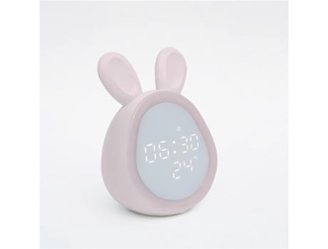  - Reloj despertador electrónico silencioso, reloj inteligente con carga de luz Bluetooth Slowmoose