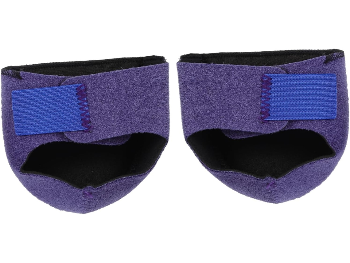 Protetores De Calcanhar 1par Em Silicone Azul