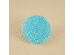 Cabeça de Escova de Shampoo em Silicone Macio com Função de Massagem no Couro Cabeludo MDUG (azul, Tamanho 8x8x2 Cm)