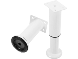 Conjunto De 2 Pés Metal Ajustáveis Para Móveis, Ideais Para Sofá, Armário, Mesa E Escrivaninha