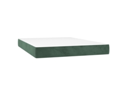 Pocket Spring Bed Mattress, Pocket Spring Bed Mattresses Vidaxl Verde Veludo (140 X 200 Cm)