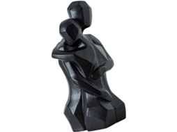 Escultura De Casal Em Cerâmica Feita À Mão, Estatueta Reconfortante Para Aniversário De Casamento