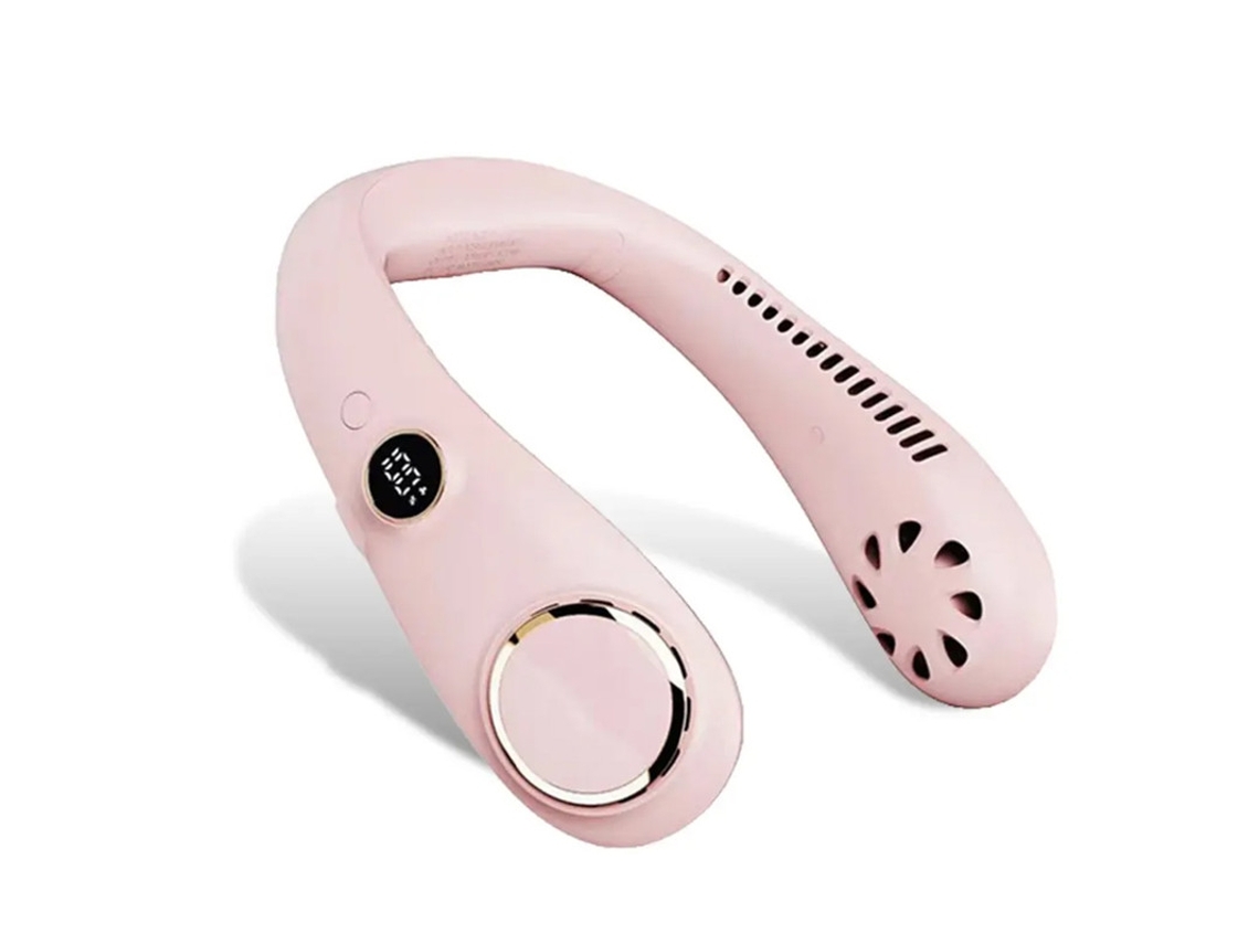 Ventilador Portátil Bisbisou N20 Ajuste De 3 Velocidades Rosa Lalamoli
