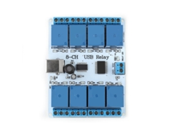 Módulo De Rele Usb Tipo B 8 Canais 12vdc