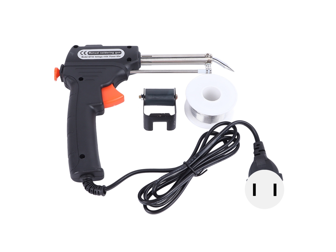 Laxiscreed Ferramenta De Solda Portátil 60w Com Fio De 50g, Ideal Para Trabalhos De Soldadura Eletrónica E Reparações Rápidas