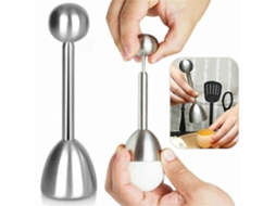 Abridor De Casca De Ovo De Aço Inoxidável, Cortador De Topo De Ovo Cozido, Ferramenta De Cozinha PENGDSJE