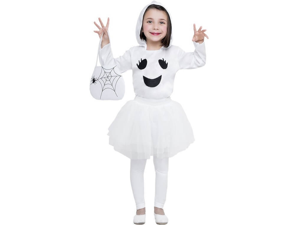 Fato de Menina DISFRAZZES Fantasma Tutú (Tam: 7 a 9 anos)