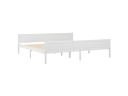 Estrutura de Cama 200x200 Cm Madeira de Pinho MAISON EXCLUSIVE