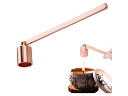 Apagador de Velas Nova Line, Aço Inoxidável Ouro Rosa