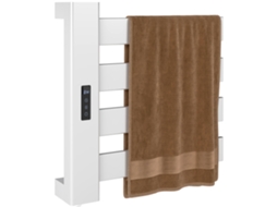 Toalheiro Elétrico Liga de Alumínio Cor Branco 47,5x9,5x49 cm Homcom