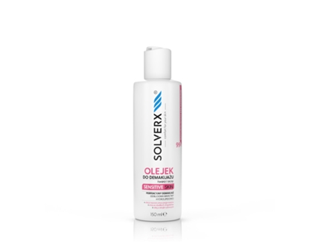 Óleo Delicado De Limpeza Para Mulheres Solverx Para Pele Sensível, 150ml.