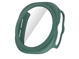 Capa Para Samsung Galaxy Watch 8/9 40 Mm, Com Amortecimento Em Policarbonato Rígido Verde Panoona