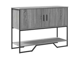 Console Table, Console Tables Vidaxl Cinzeto Madeira Processada (n/a)