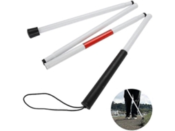 Bengala Dobrável Para Cegos, 124 Cm, 4 Seções