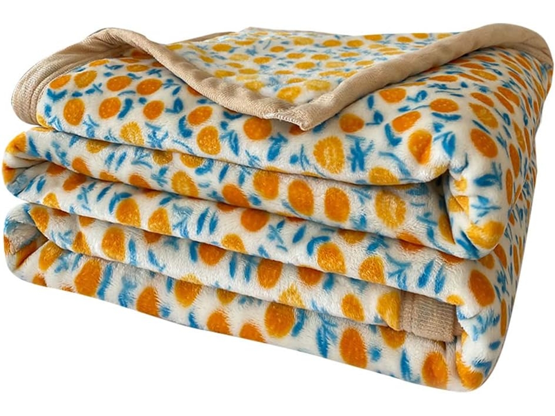 Manta de Flanela Inverno Fansu com Estampa Nórdica Moderna Lã Grossa Macia e Quente para Cama Infantil Sofá Qu