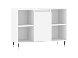 Armário de Casa de Banho em Derivados de Madeira Branco MAISON EXCLUSIVE (80x33x60 cm)