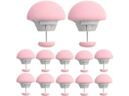 Conjunto De 12 Prendedores De Esponja Antiderrapantes Para Cobertor, Compatíveis Com Lençóis, Cortinas, Meias E Protetores De Colchão. Aquaforge