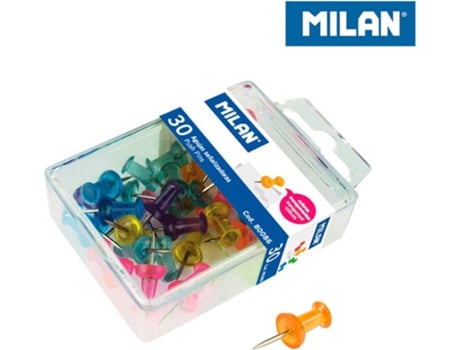 Caixa 30 Agulhas para Sinalizar Coloridas MILAN