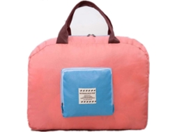 1 Bolsa de Viagem Dobrável para Voo, Leve, para Bagagem, Bolsa Tote, Impermeável, para Armazenamento GOKOCO (rosa)