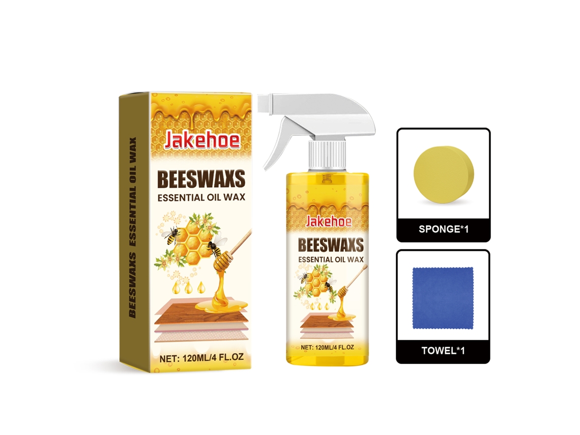 Cera de Abelha Spray para Polir Madeira