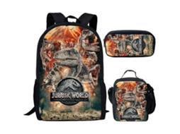 Mochila De Estudante, Conjunto De Três Peças, Mochila De Desenho Animado Olysi Shop