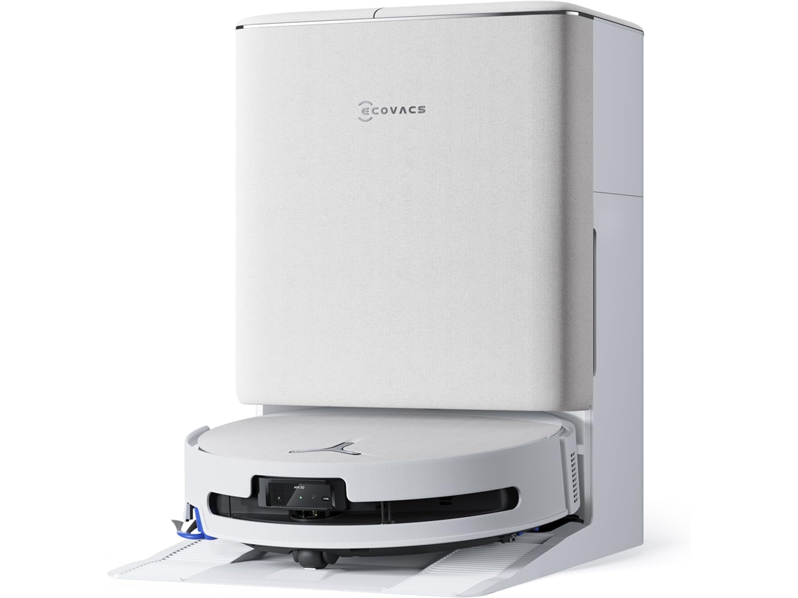 Aspirador Robô Ecovacs Deebot T90 Omni, 30000pa, 260min, Estação Omni 75°c, Rolo Autolimpante 27cm, Truedge 3.0, Zerotangle, Aivi 3d 4.0, Yiko Ia
