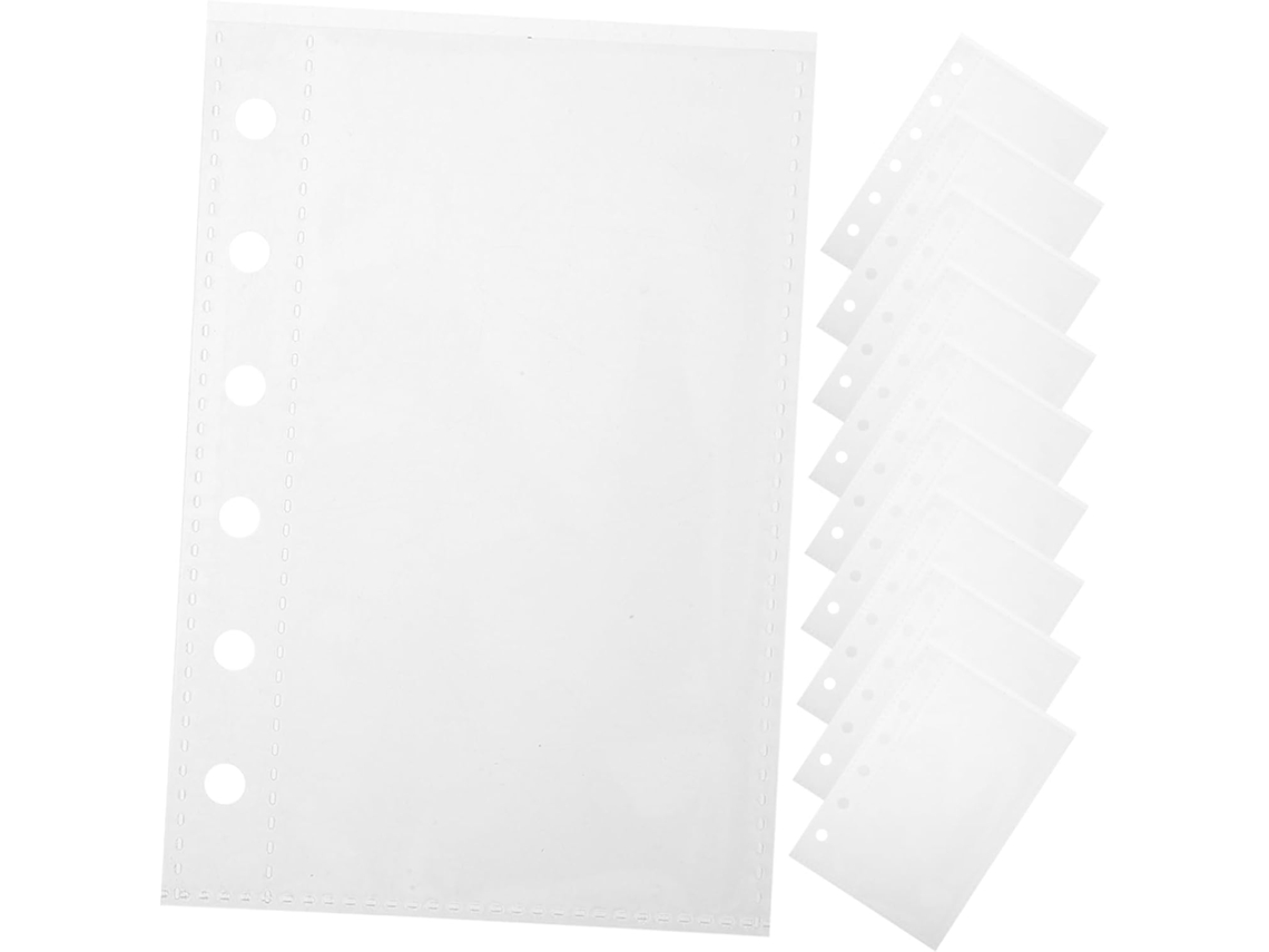 Togeval 60 Peças Classeur Transparente Plastique Protège - Feuilles Pour Scrapbooking Lot Recharge Pour Album