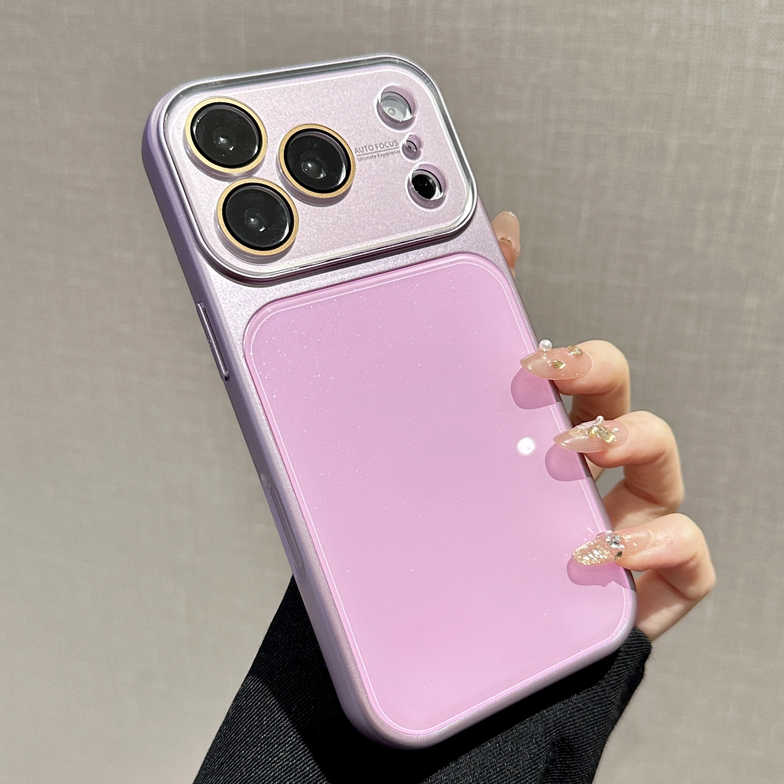 Capa Para Celular (iphone 14 Pro) Céu Estrelado Brilhante, Capa Protetora Com Moldura Resistente A Impactos