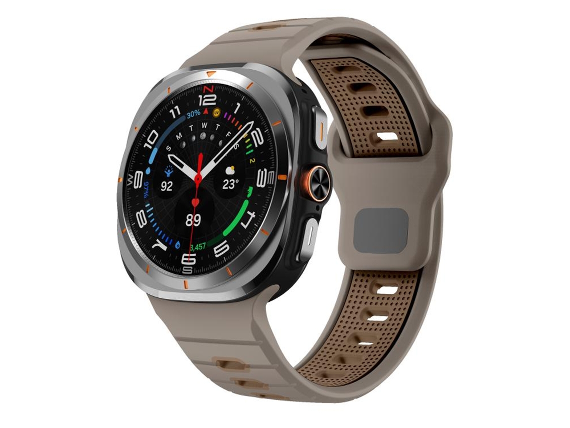Bracelete Silicone com Listras Horizontais para Samsung Galaxy Watch Ultra XIAOMOYU (47mm)