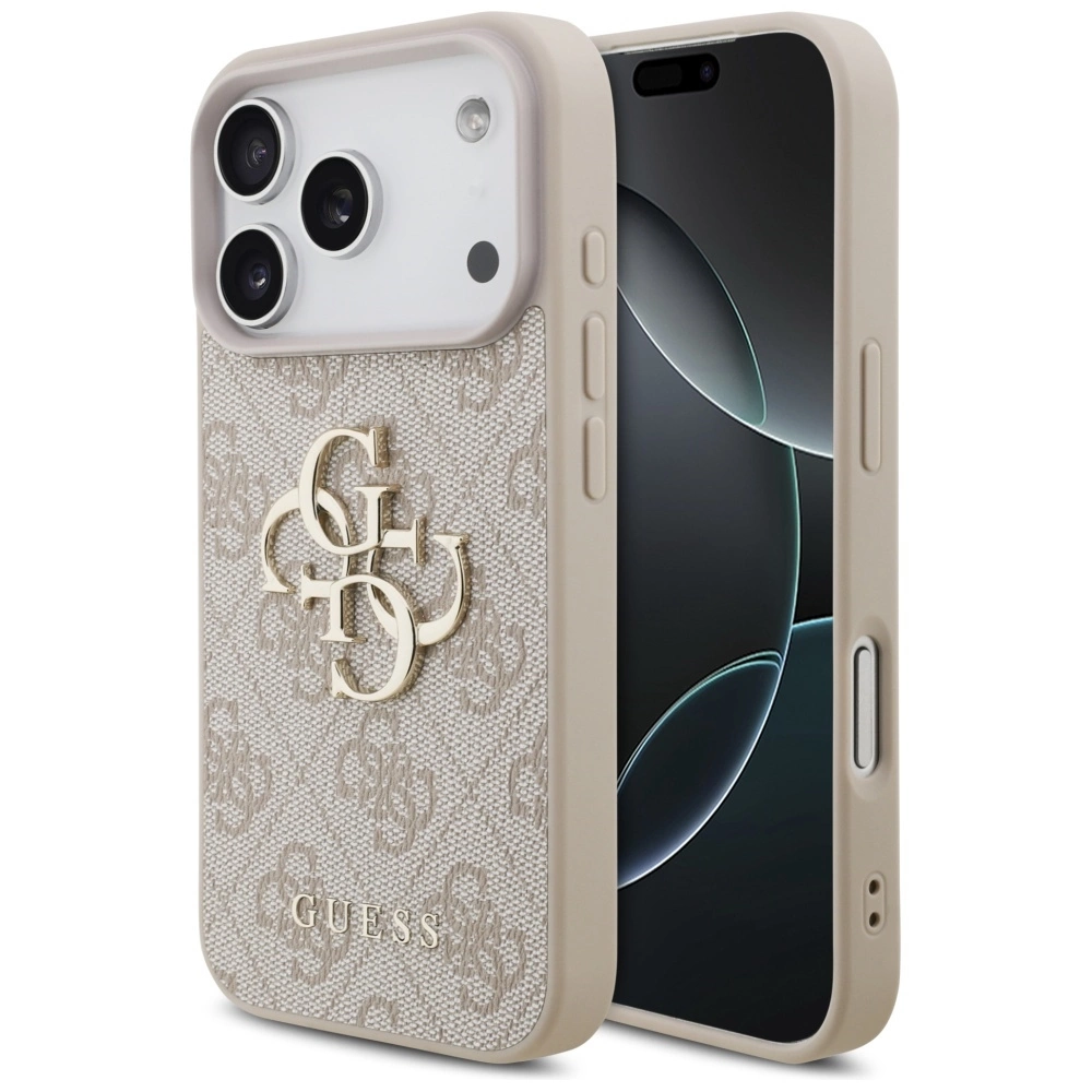 Capa Guess 4g Com Logo Grande Para Iphone 17 Pro. Capa Elegante Com Logo.