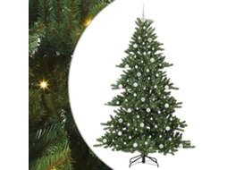 Conjunto 1 Árvore De Natal Artificial Vidaxl Verde Pvc (210 Cm)