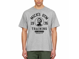 Rockinstone Rocky Movie Training Heather Gray Adult T-shirt Size:m