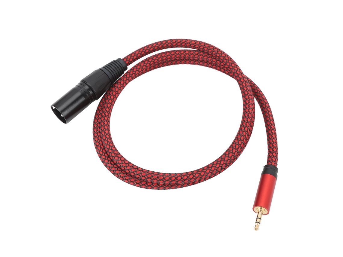 Cabo de Áudio 3.5mm Macho para Xlr Macho, Conectar Microfones e Dispositivos Aux | EOOCOO