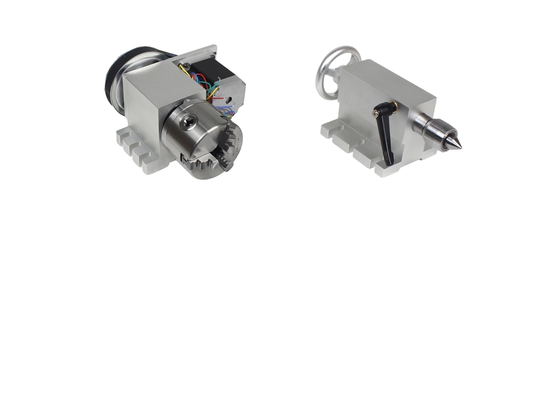 Mandril De 4º Eixo, Suporte De Cauda, Compatível Com Routers Cnc, 3jaw K11-80mm