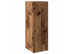 Tv Cabinet, Tv Cabinets Vidaxl Marrom Madeira Processada (n/a)
