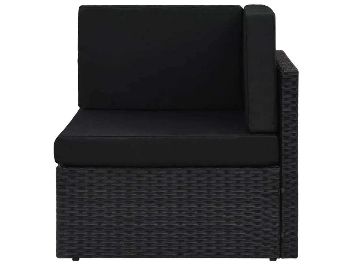 Maison Exclusive - Sofá Seccional De Canto Vime Pe Preto