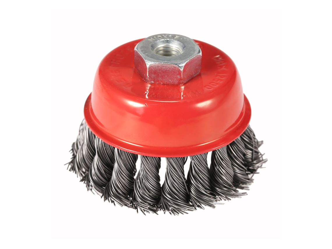Pinceis de Aço Knotted para Polidor Angular 3 Polegadas Remoção de Ferrugem Tinta