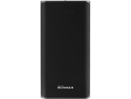 Powerbank TECHLINK Recharge 20000 mAh em Preto — 20000 mAh | 2 Portas USB