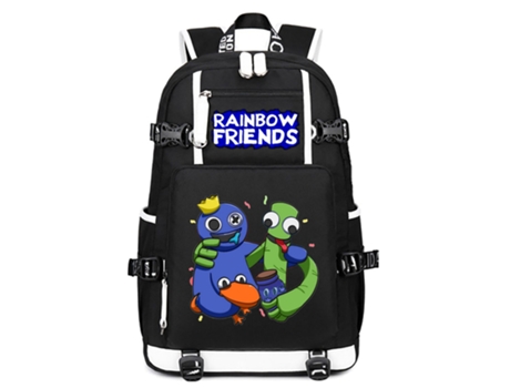 KOHREE Conjunto de Três Peças de Mochila de Estudante Rainbow Friends