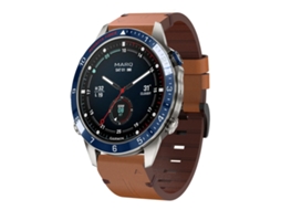 Bracelete Para Garmin Marq Captain Gen 2 - Couro - Fivela De Aço (22mm) Marrom